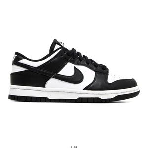 Womens Dunk lows black and white
